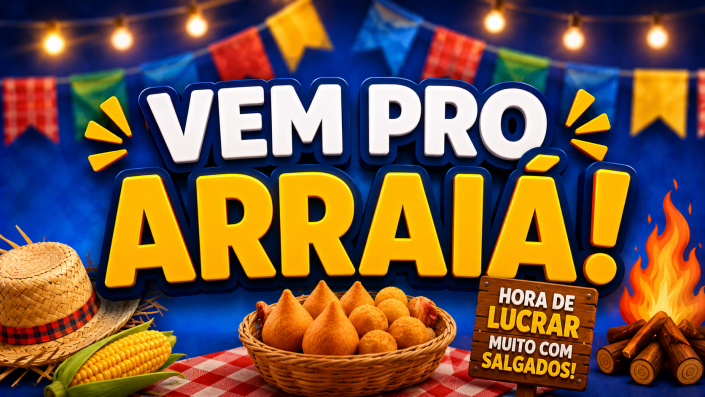 Festas Juninas | Hora de LUCRAR muito com salgados